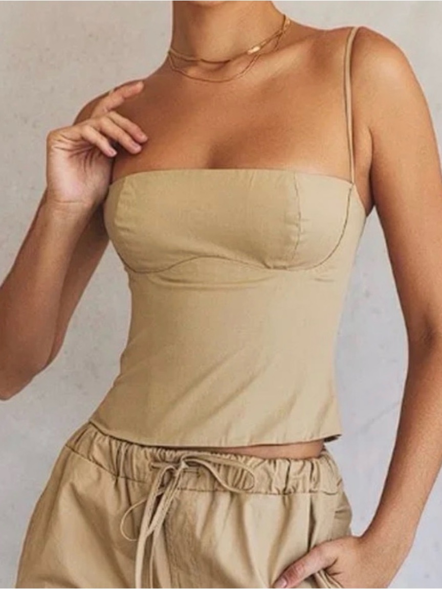 House Of Cb Audette Corset In The Color Stone Size M